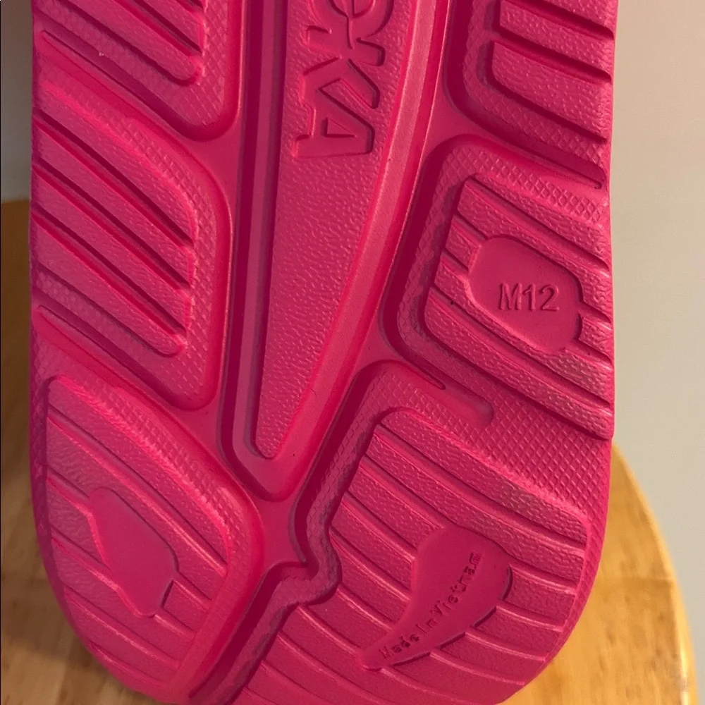 NWT Hoka Ora Recovery 3 Slides Mens Pink Slides Men’s Size 12 Women's Sz 14 - Picture 11 of 14